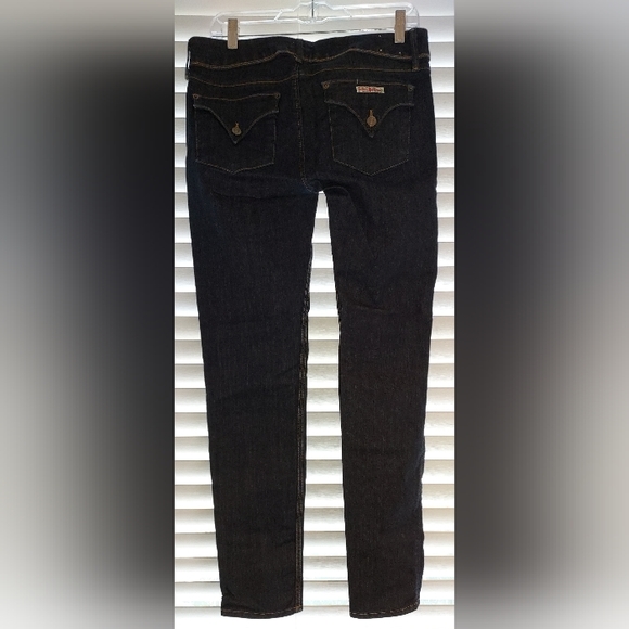 Hudson Dark Wash Collin Skinny Jeans Size 31 Like New - Picture 7 of 9
